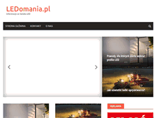 Tablet Screenshot of ledomania.pl